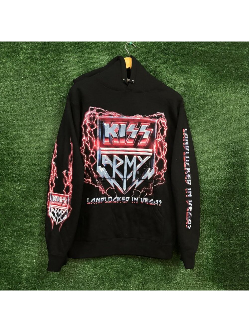 Kiss Army Landlocked in Vegas Hoodie Size Small